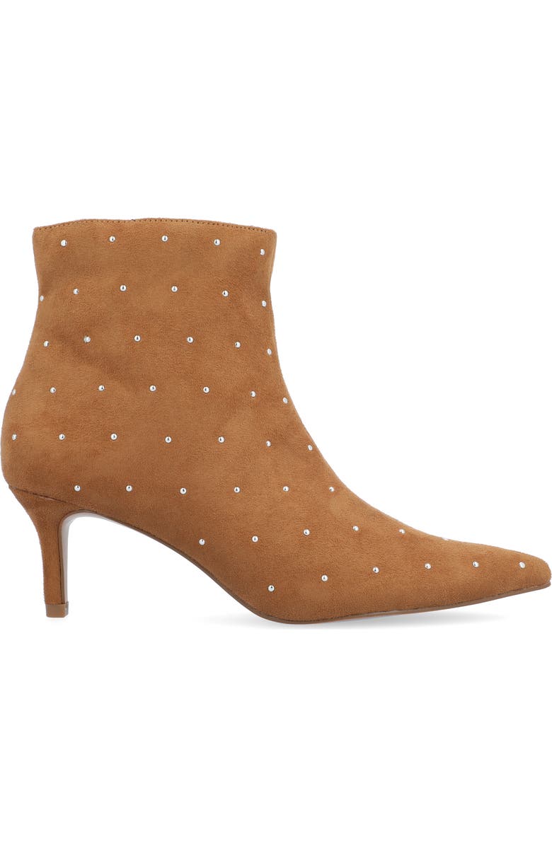 Journee Collection Rossia Kitten Heel Bootie, Alternate, color, Tan