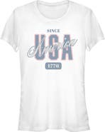 Lost Gods Juniors Lost Gods Since 1776 America USA T Shirt
