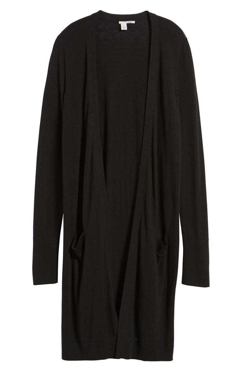 Halogen<sup>®</sup> Long Open Front Cardigan, Alternate, color,