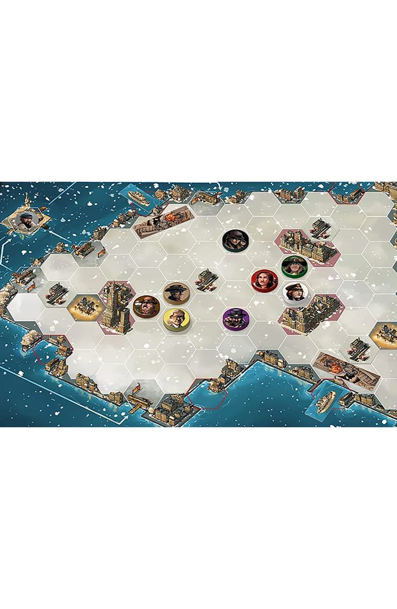 Hurrican Mr. Jack New York Tactical Detective Board Game, Ages 14+, 2 Players, 30 Min, Alternate, color, Multicolored