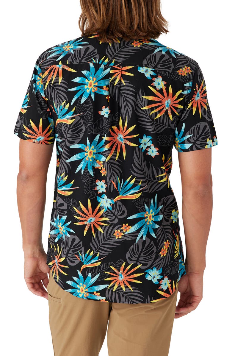 O'Neill Oasis Eco Modern Slim Fit Short Sleeve Button-Up Shirt, Alternate, color,