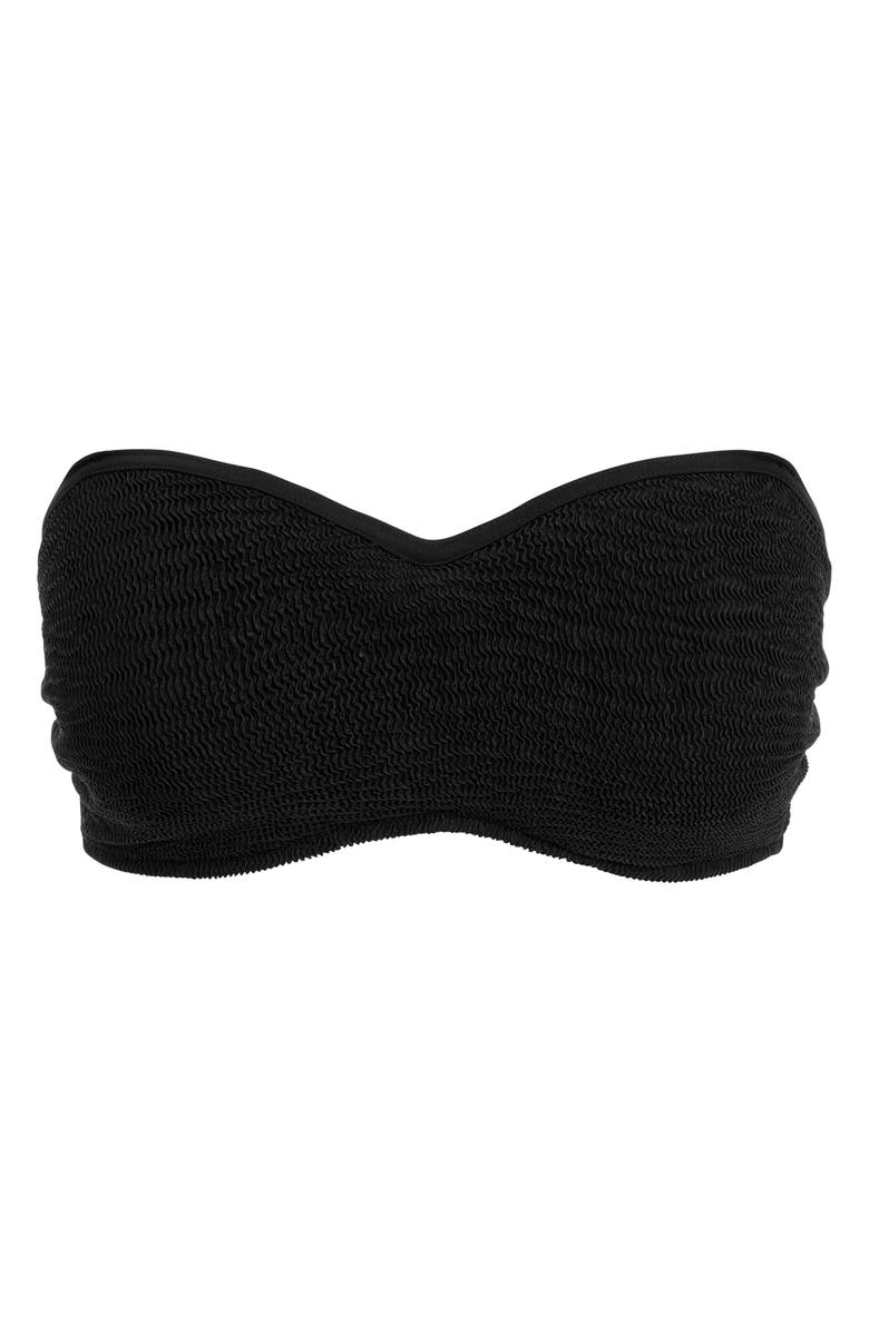 Freya Ibiza Waves Bandeau Bikini Top, Alternate, color, Black