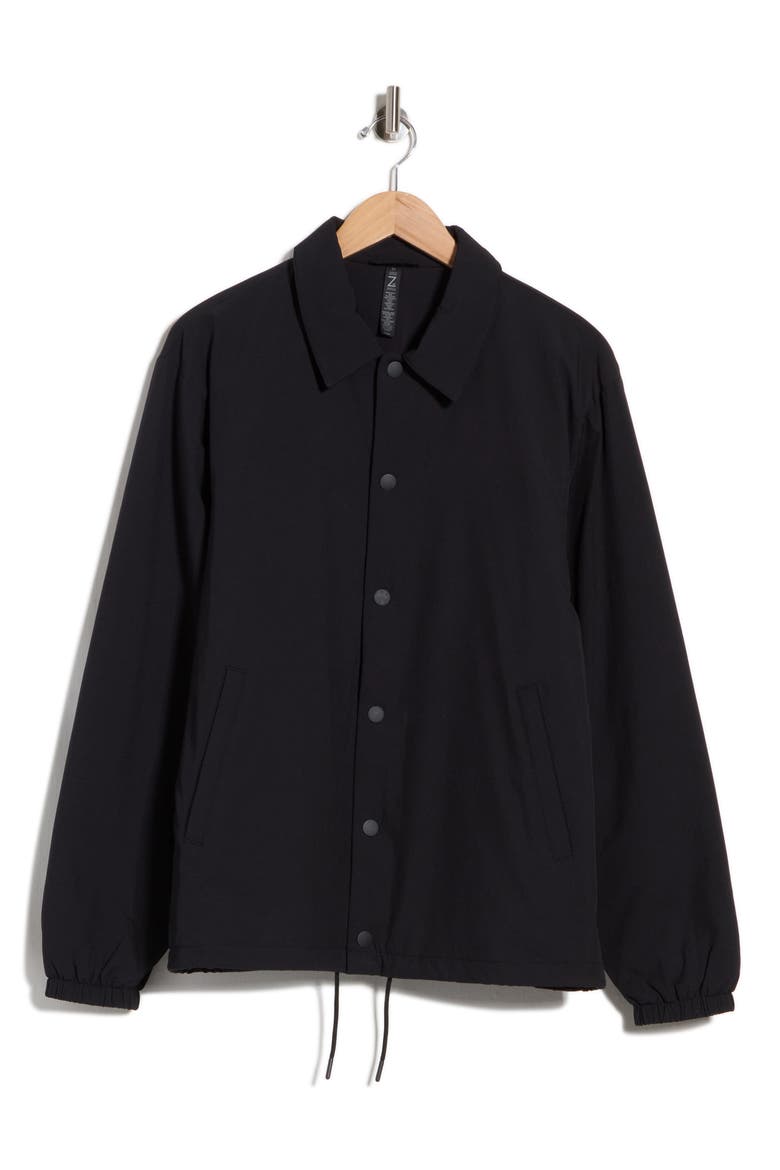 Coaches Jacket, Alternate, color, BLACK