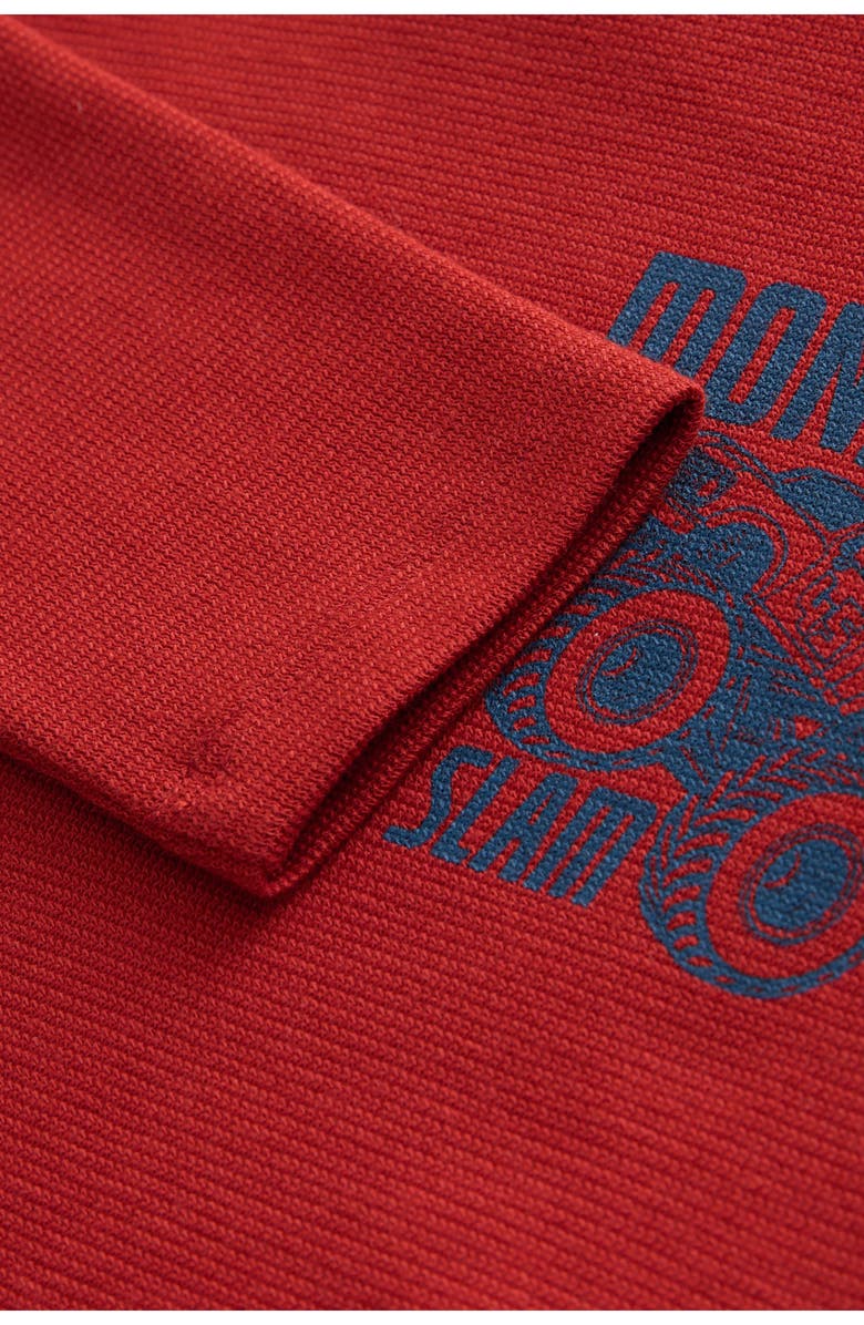 NEXT Kids' Monster Truck Textured Jersey Graphic T-Shirt, Alternate, color, Red