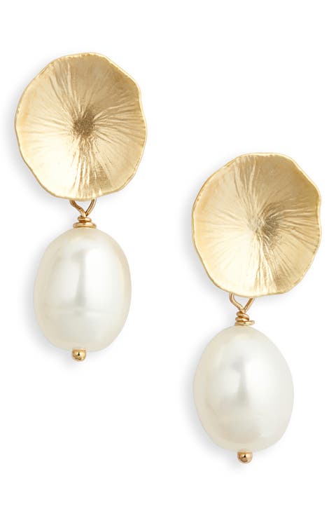Dylan Freshwater Pearl Drop Earrings