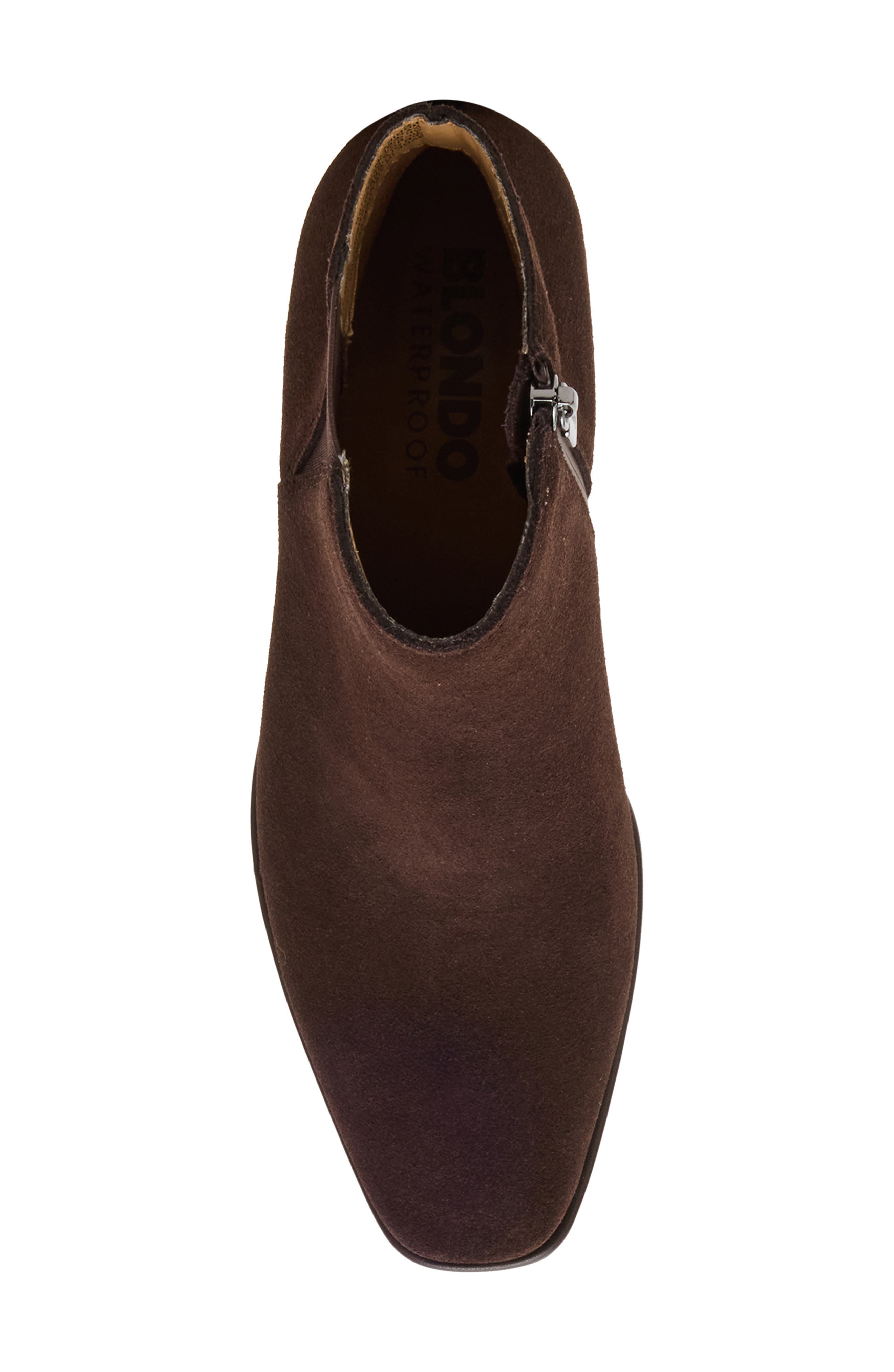 Monika Waterproof Bootie, Alternate, color, JAVA SUEDE