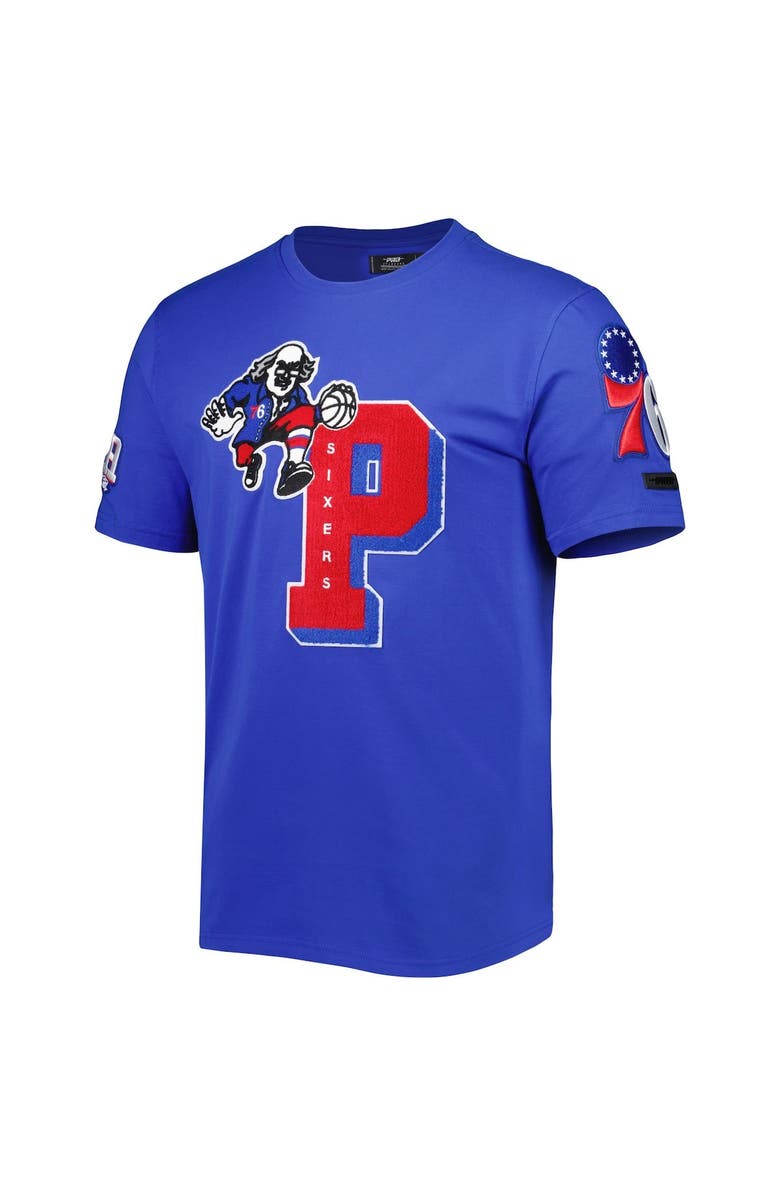 PRO STANDARD Men's Pro Standard Royal Philadelphia 76ers Mash Up Capsule T-Shirt, Alternate, color, Royal
