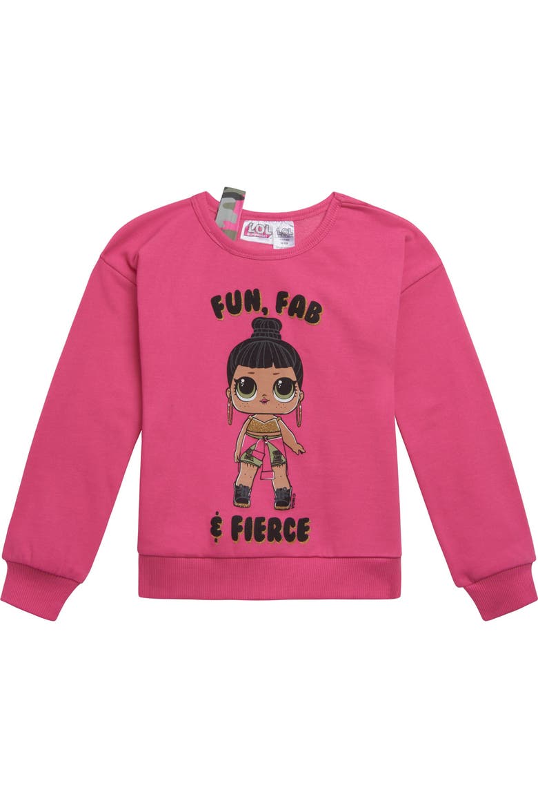 2-Piece Fleece Sweatshirt and Leggings Set, Alternate, color, Pink Camo Honeybun