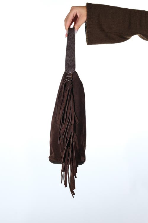 Forever & Always Shoes Vals Leather Shoulder Bag In Brown