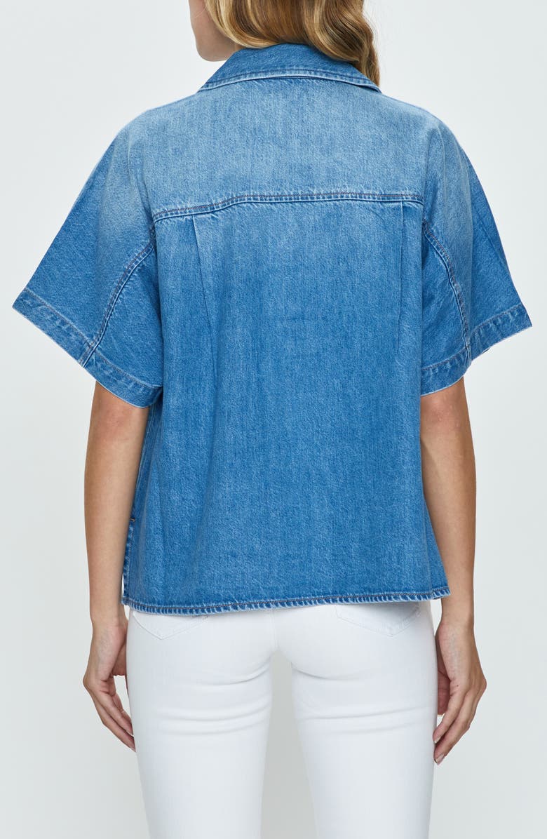 Pistola Della Denim Snap-Up Shirt, Alternate, color, Vista