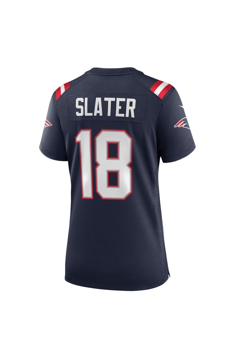 Nike Women's Nike Matthew Slater Navy New England Patriots Game Jersey, Alternate, color, 