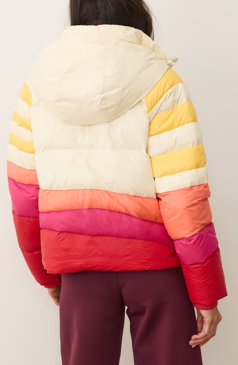 Marine Layer Sunbeam Puffer Jacket, Alternate, color, Sunburst