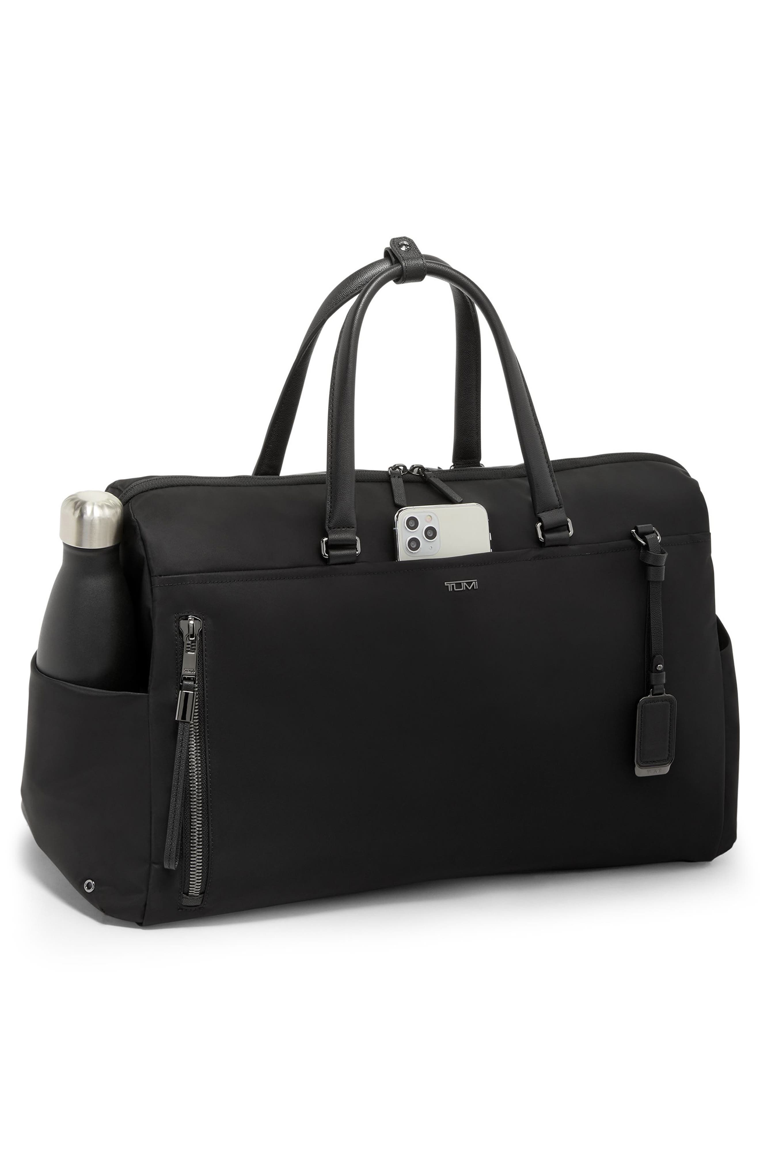 TUMI Voyageur Venice Duffle Bag, Alternate, color, Black/ Gunmetal