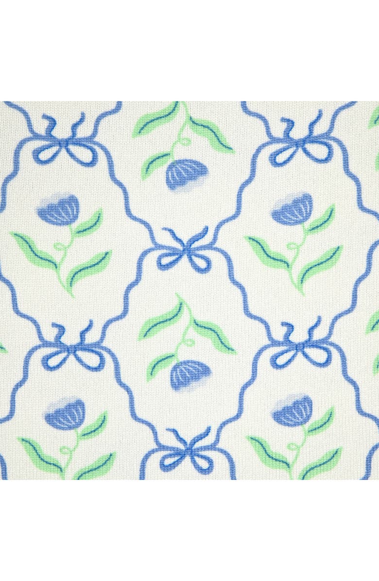 SLEEP ON IT Kids' 2-Piece Fitted Pajamas & Scrunchie Set, Alternate, color, Blue