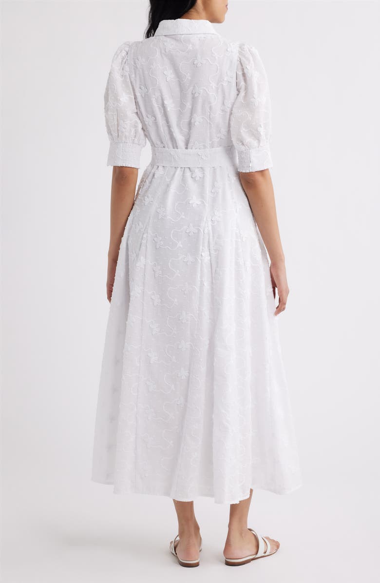 Lilly Pulitzer<sup>®</sup> Larkyn Midi Shirtdress, Alternate, color, Resort White Monarch