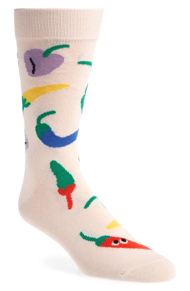 Happy Socks Cooking Hothead Crew Socks, Main, color, 