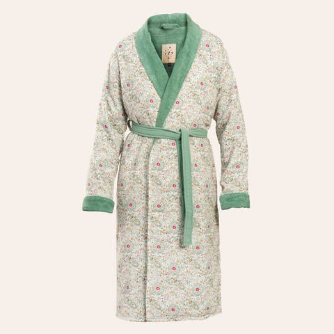 Tabea Shawl Collar Muslin 100% Cotton Bathrobe