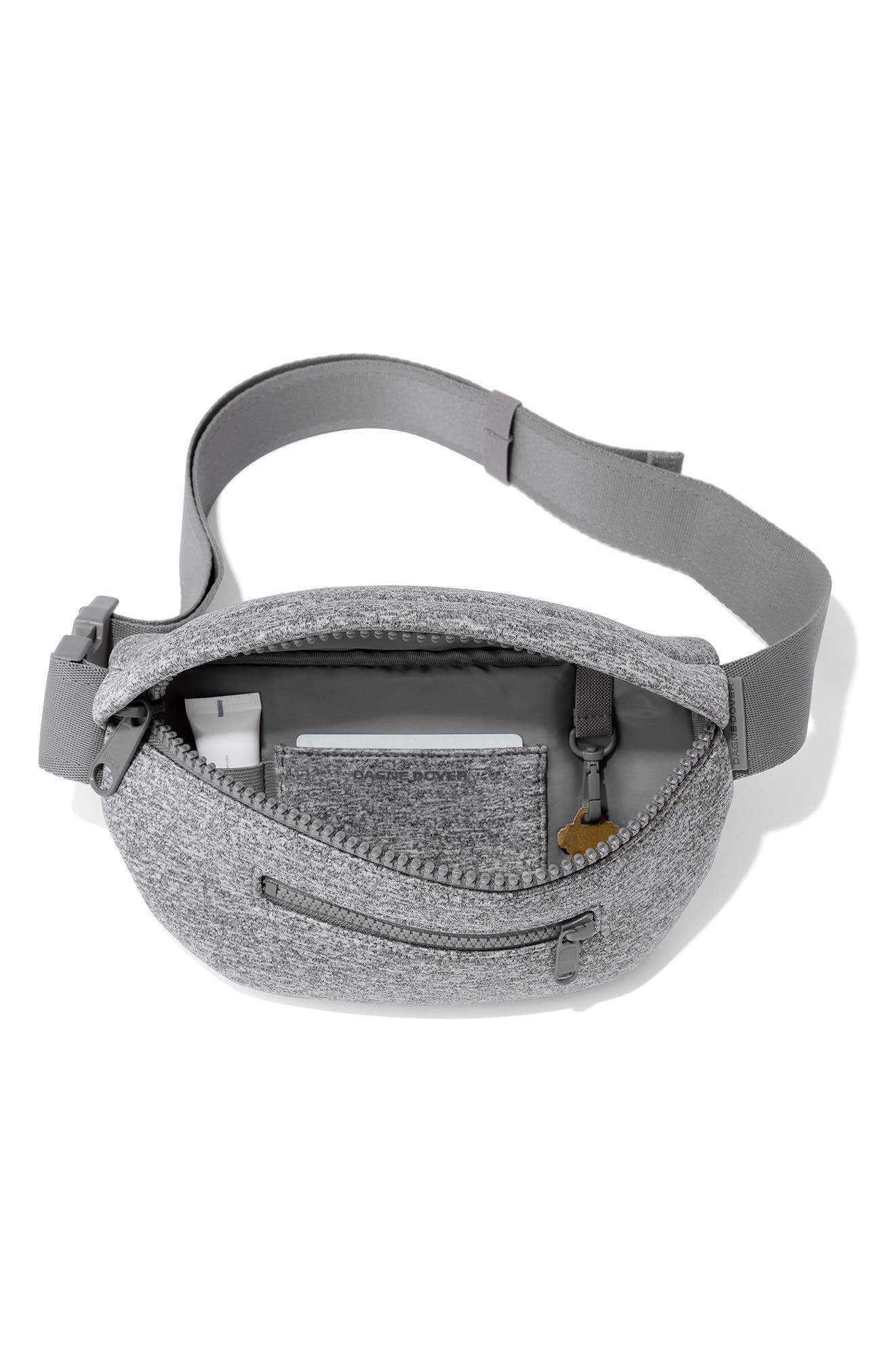 Dagne Dover Ace Belt Bag, Alternate, color, Heather Grey