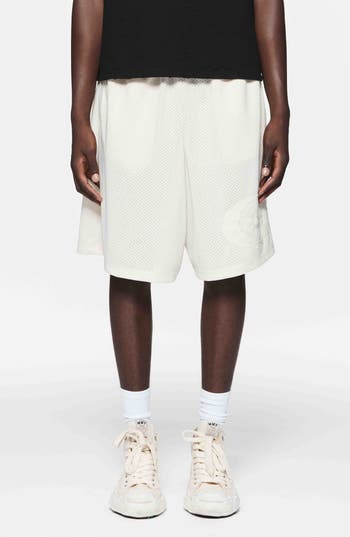 Purple Brand Crest Mesh Shorts