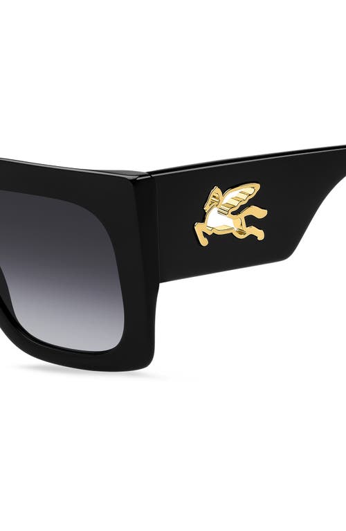 Etro 53mm Gradient Square Sunglasses