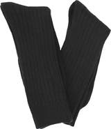 Lorenzo Uomo Ribbed Cashmere Blend Knit Dress Socks - Pack of 2