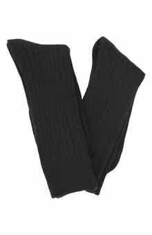 Lorenzo Uomo Ribbed Cashmere Blend Knit Dress Socks - Pack of 2