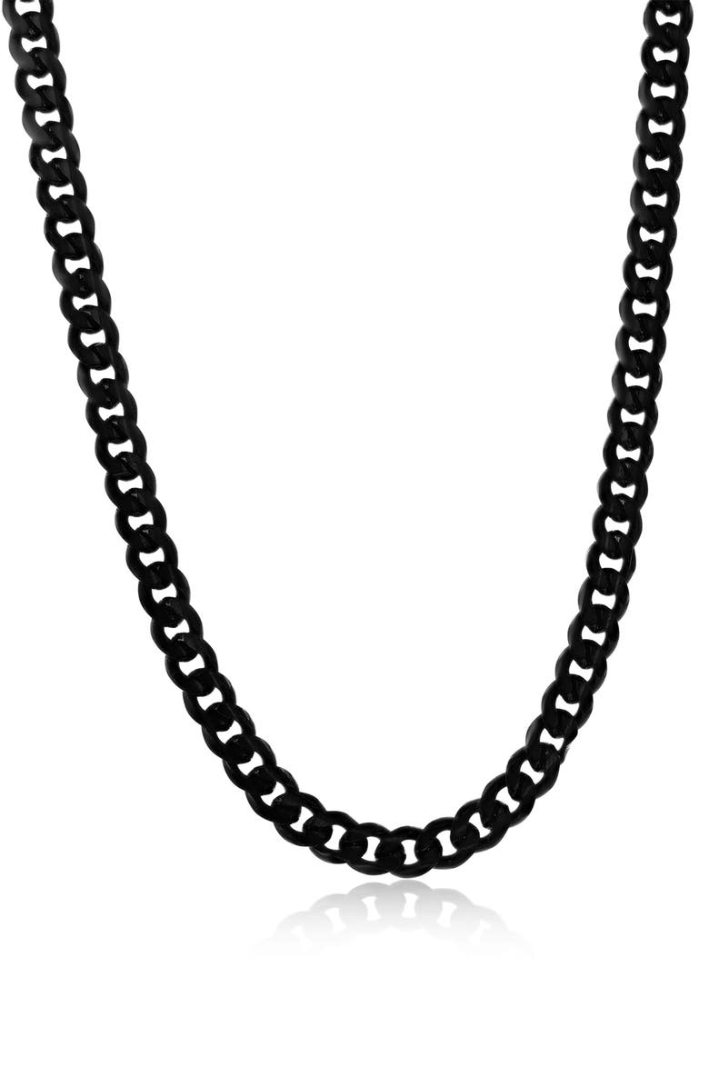 BLACKJACK Men's 5mm Cuban Chain Necklace, Main, color, 