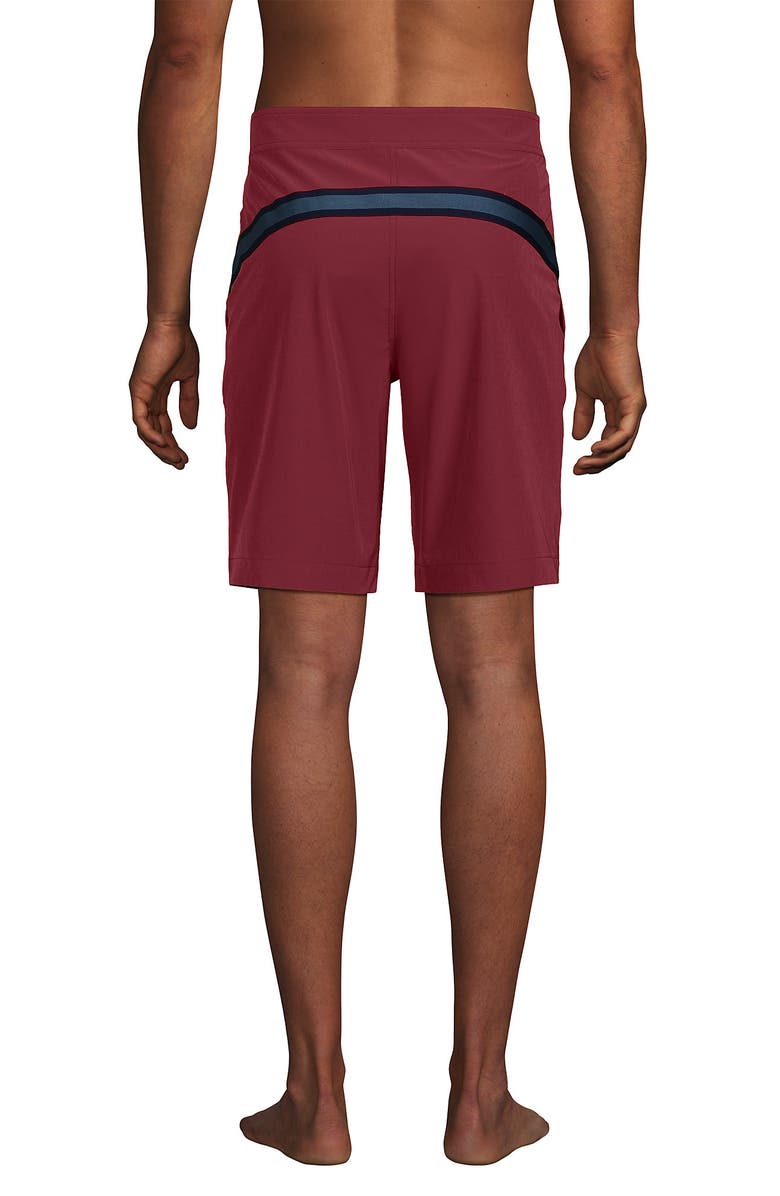 Lands' End 9" Quick Dry Board Shorts, Alternate, color, Burnt Clay