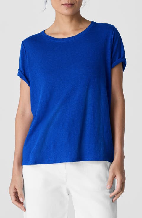 Eileen Fisher  V-Neck Short Sleeve Tee レディース シャツ トップス Chartreuse 取寄) アイリーン フィッシャー レディース V-ネック ショート