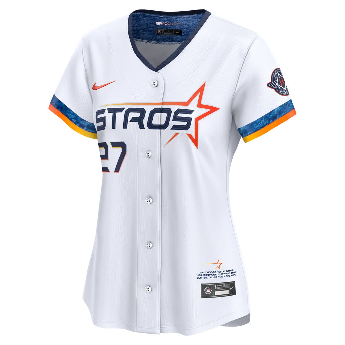 Women's Nike Jose Altuve White Houston Astros 2025 City Connect