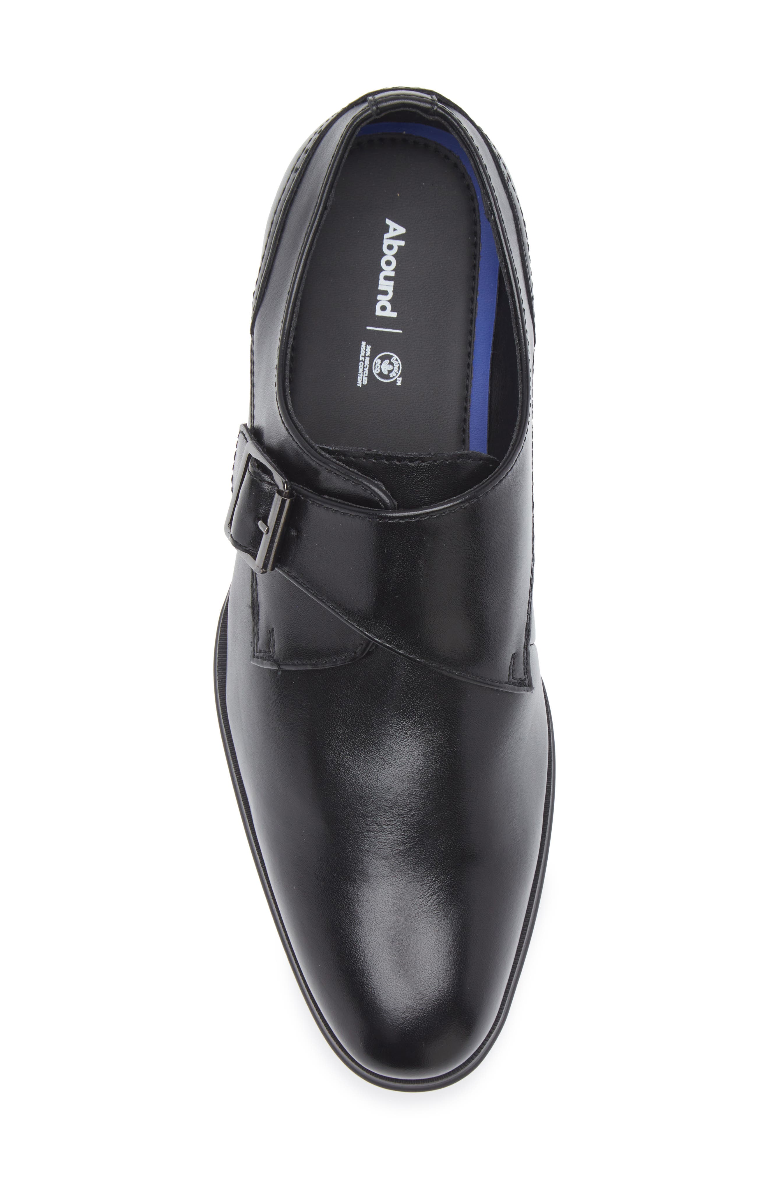 Abound Caden Single Monk Strap Loafer, Alternate, color, Black