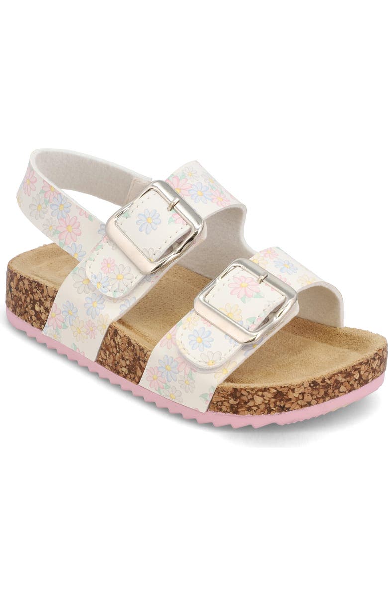 MIA Kids' Lil Belky Slingback Sandal, Main, color, White Floral