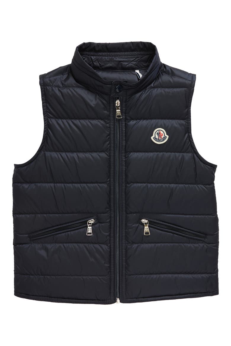 Kids' Gui Down Puffer Vest, Main, color, BLUE NAVY