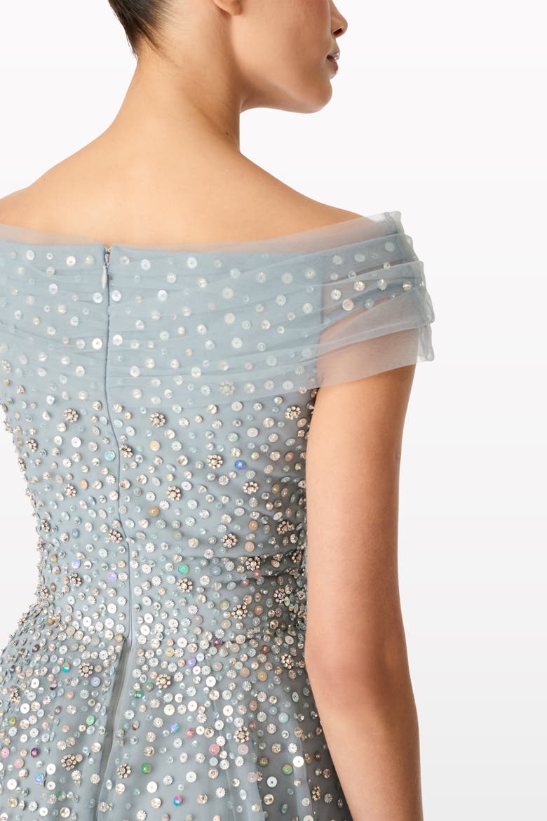 Bee Gown, Alternate, color, Steel Blue