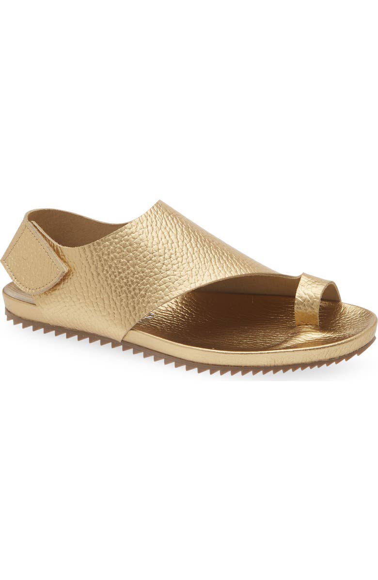Pedro Garcia Valisa Slingback Sandal, Main, color, Gold Cervo