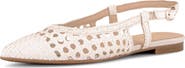 Gabor Pointed Toe Slingback Flat