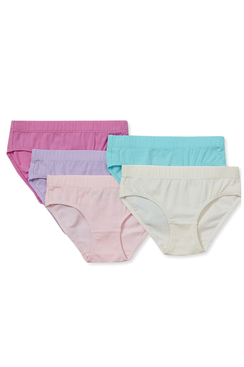 Girls Hipster Underwear Panties 5 Pack, Main, color, Purple Multi