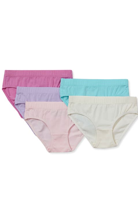 Girls Hipster Underwear Panties 5 Pack