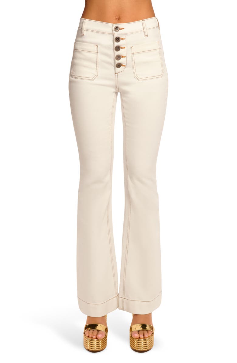 Ramy Brook Cindy Topstitch Detail Patch Pocket Jeans, Main, color, 