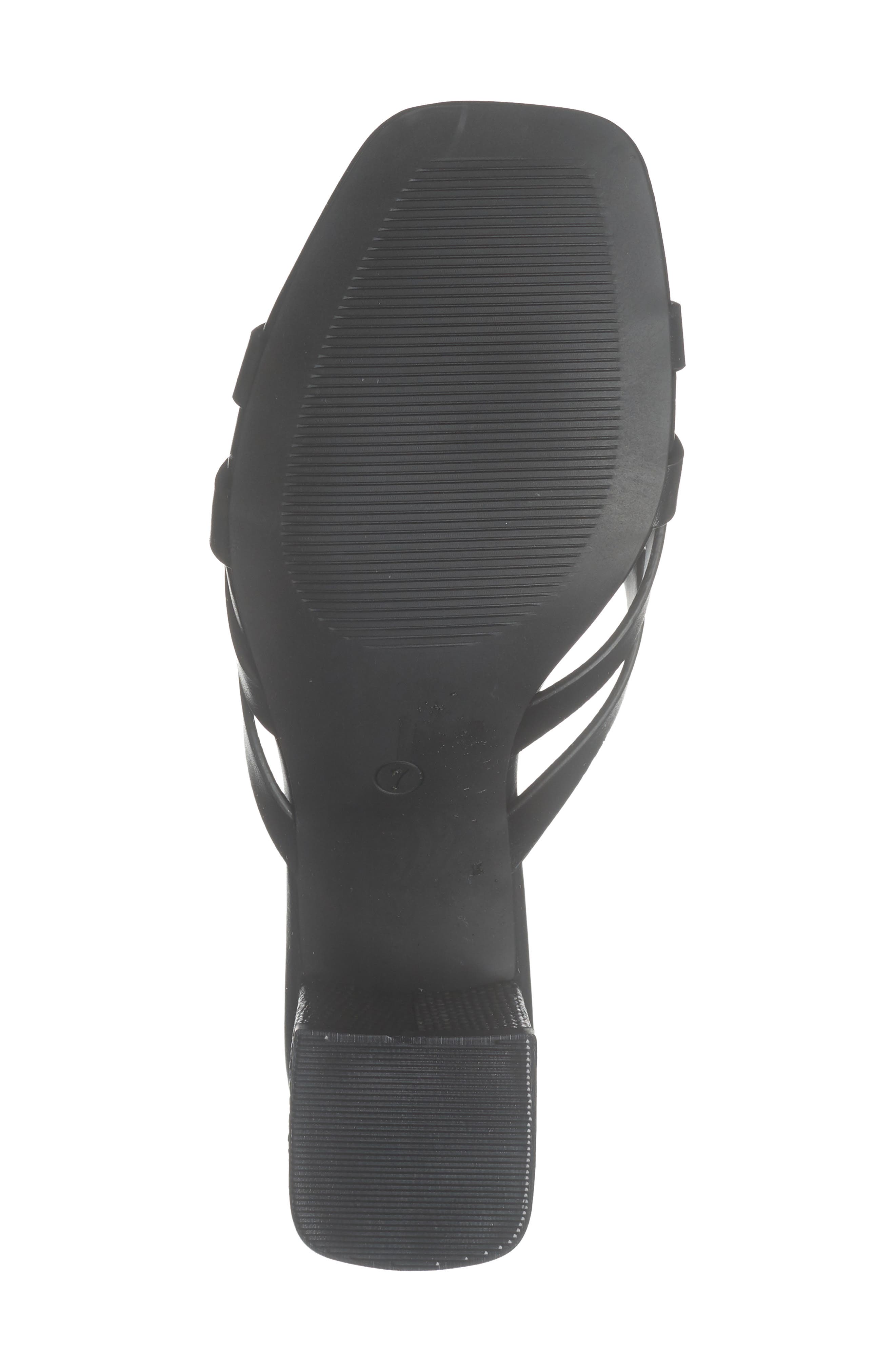 RACHEL Rachel Roy Sorrento Block Heel Slide Sandal, Alternate, color, Black