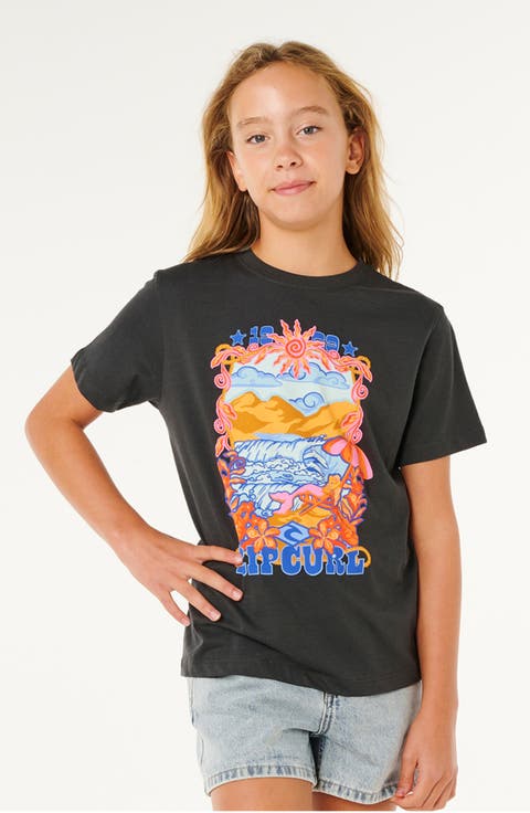 Kids' Sunshine Squad Cotton Graphic T-Shirt (Big Kid)