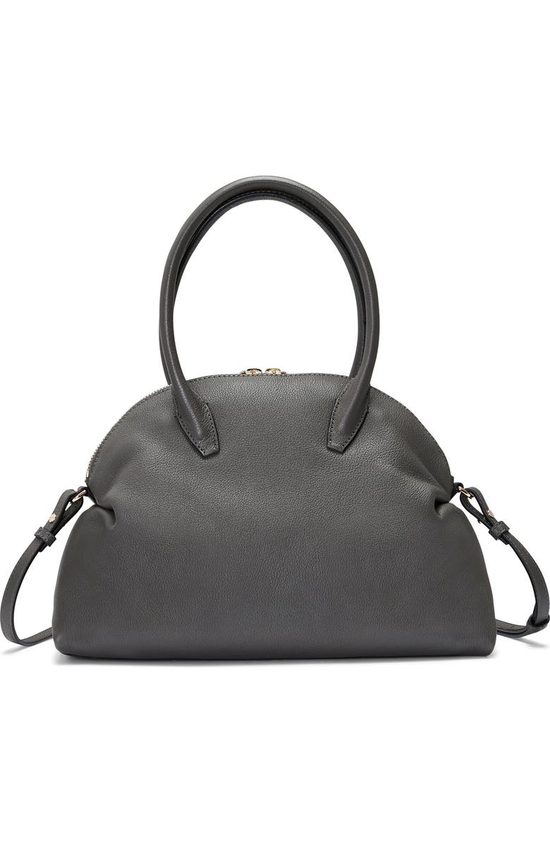 Oryany Adele Leather Bowling Bag, Alternate, color, Grey