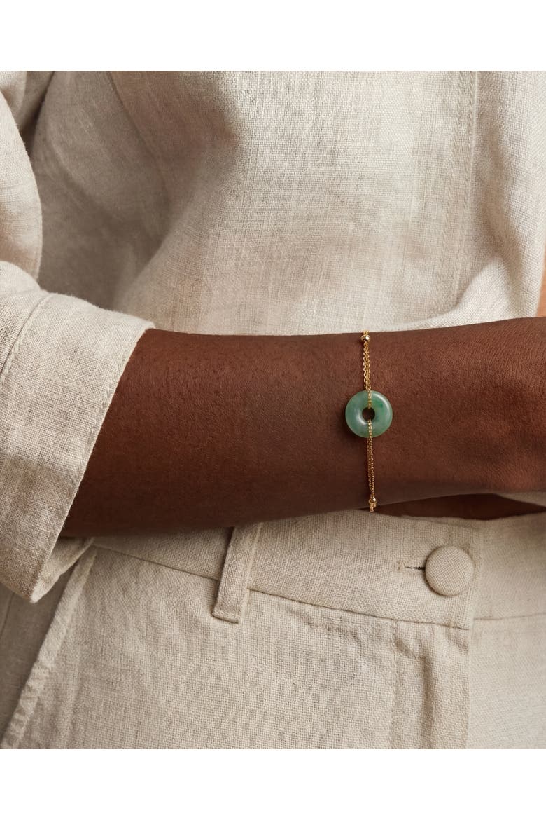 Marlo Green Jade Gold Bracelet, Alternate, color, Green
