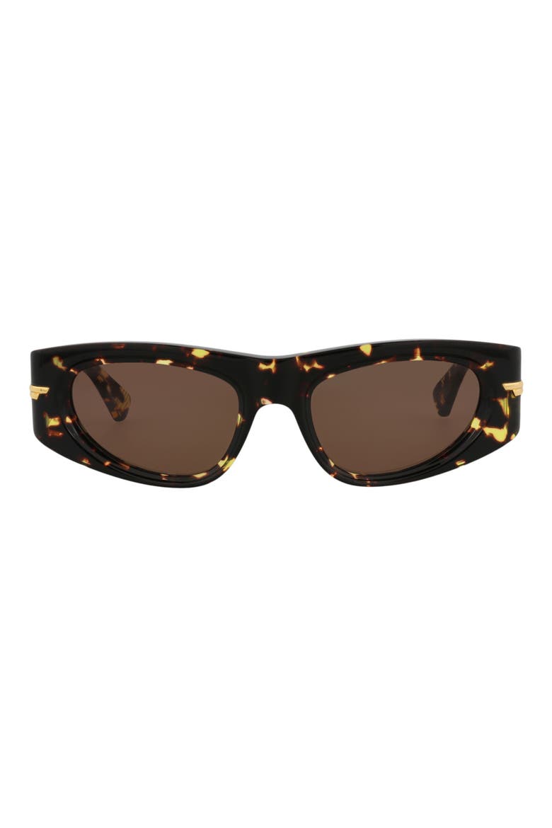 51mm Rectangular Sunglasses, Main, color, HAVANA/ HAVANA BROWN