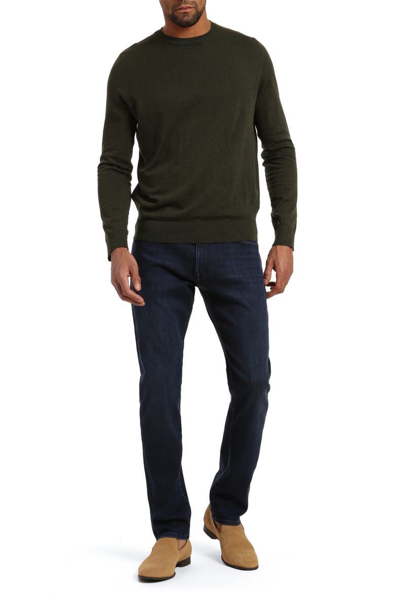 Courage Relaxed Straight Leg Jeans, Alternate, color, DARK