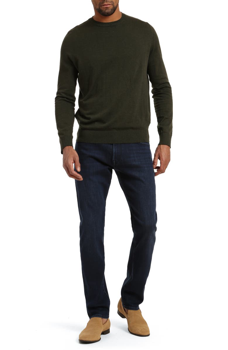 34 Heritage Courage Relaxed Straight Leg Jeans, Alternate, color, Dark