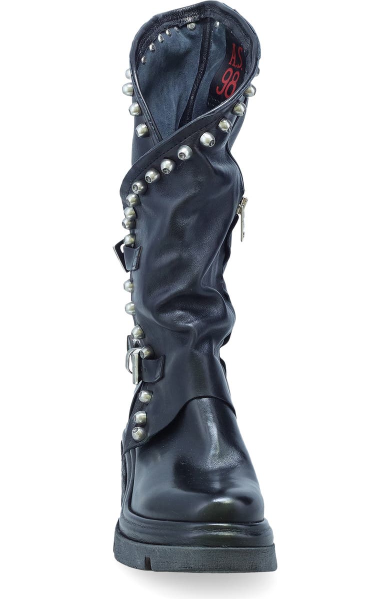 A.S.98 Easton Studded Boot, Alternate, color, Black