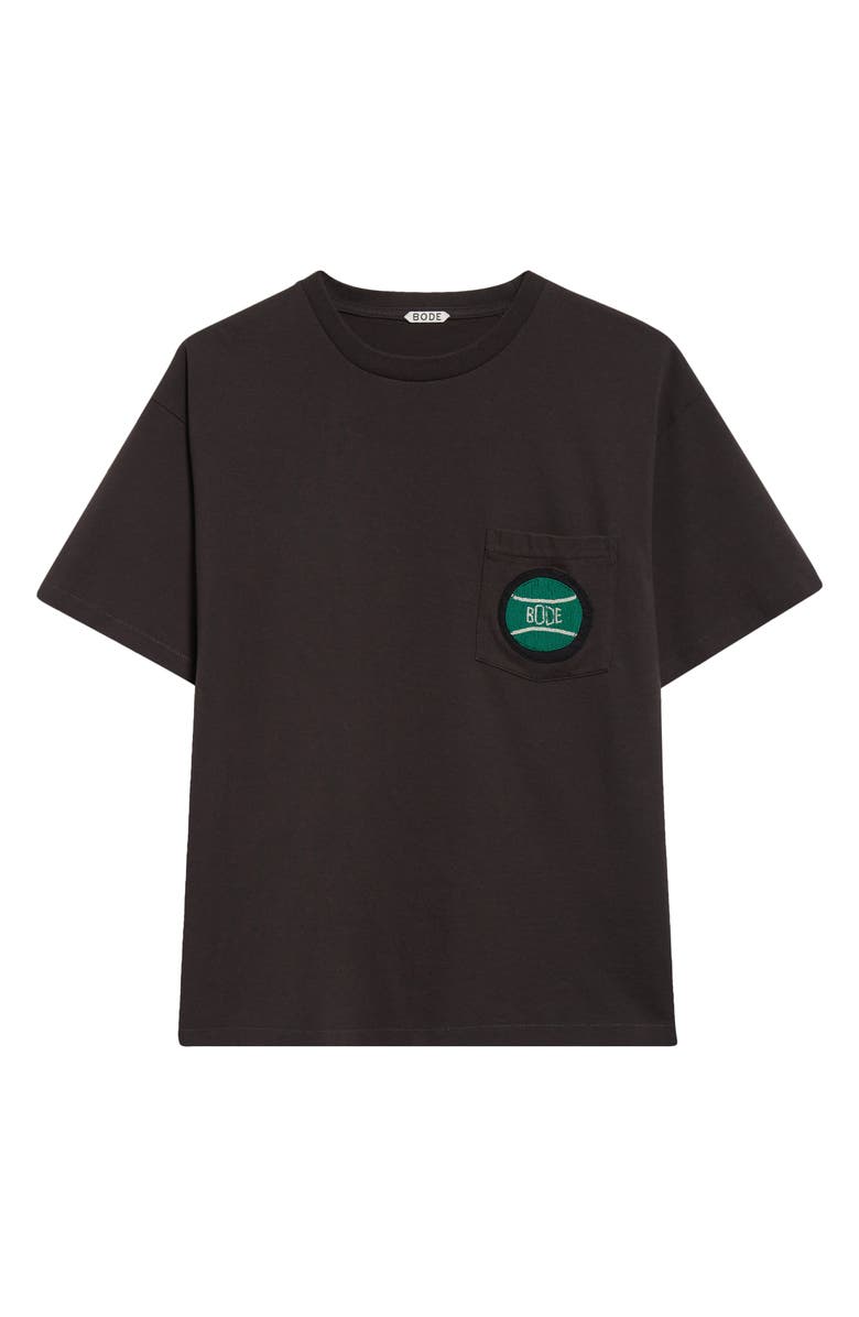 Bode Game Point Beaded Pocket T-Shirt, Alternate, color, 