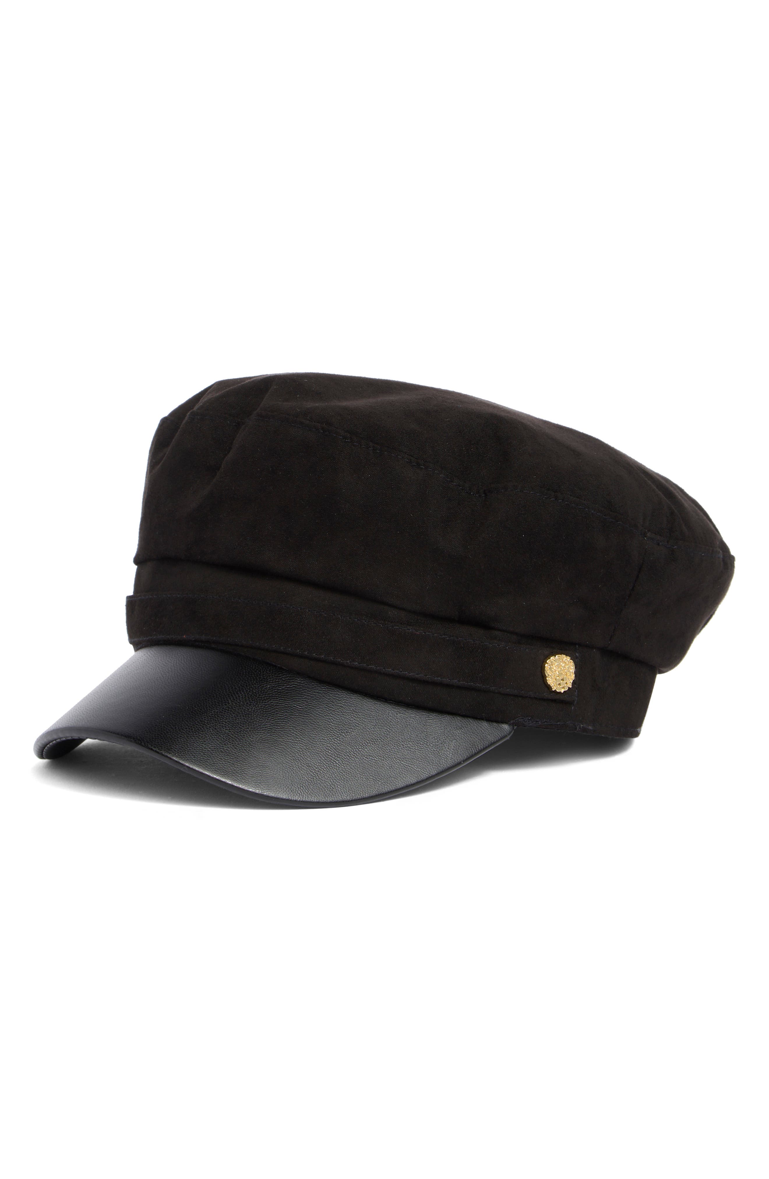 Vince Camuto Faux Suede Conductor Cap (Women) | Nordstromrack