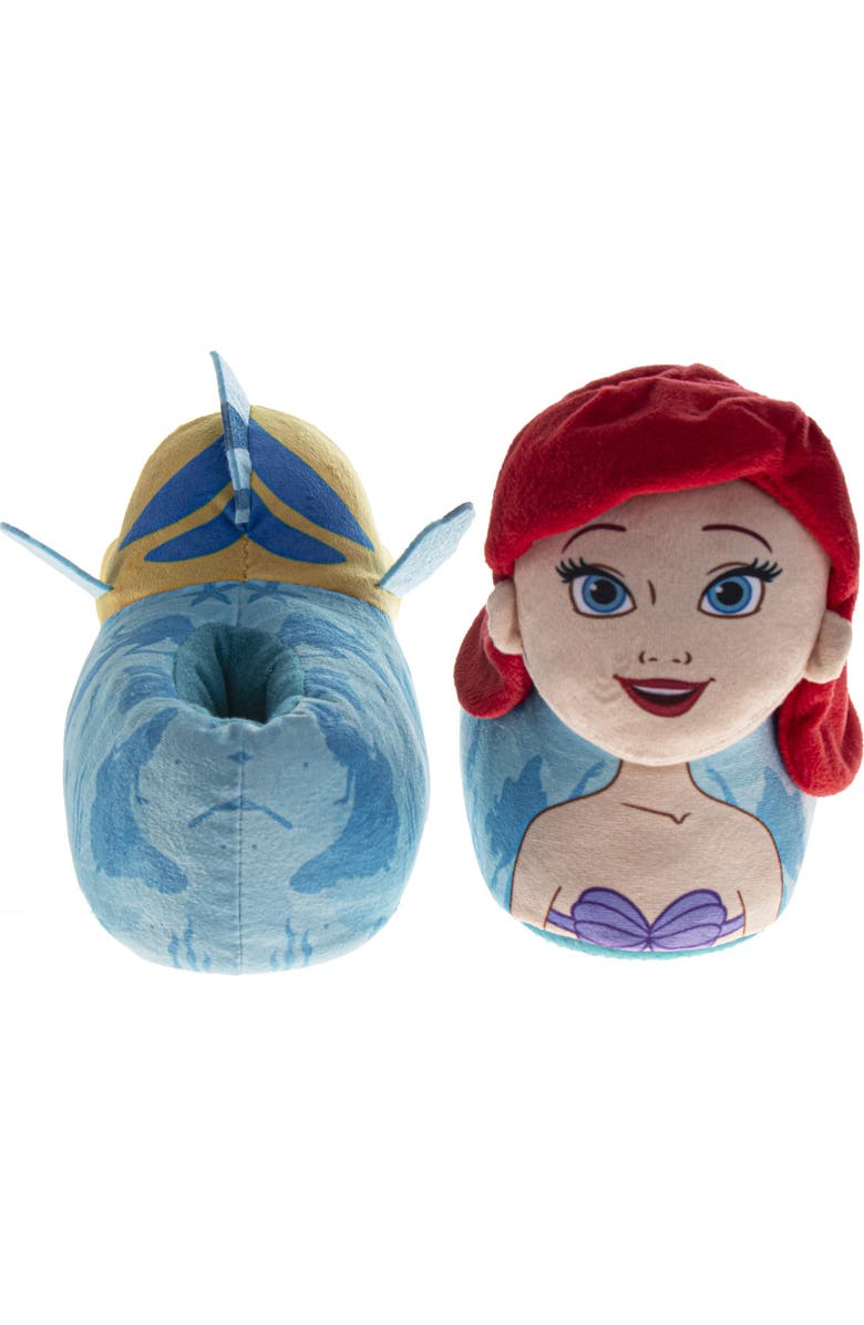 Disney Little Mermaid Girls Slippers, Alternate, color, Blue